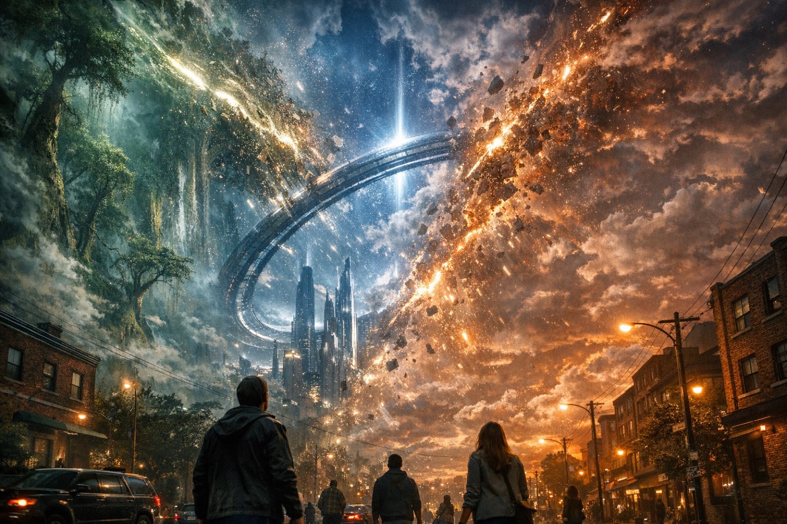 A luminous convergence of pathways